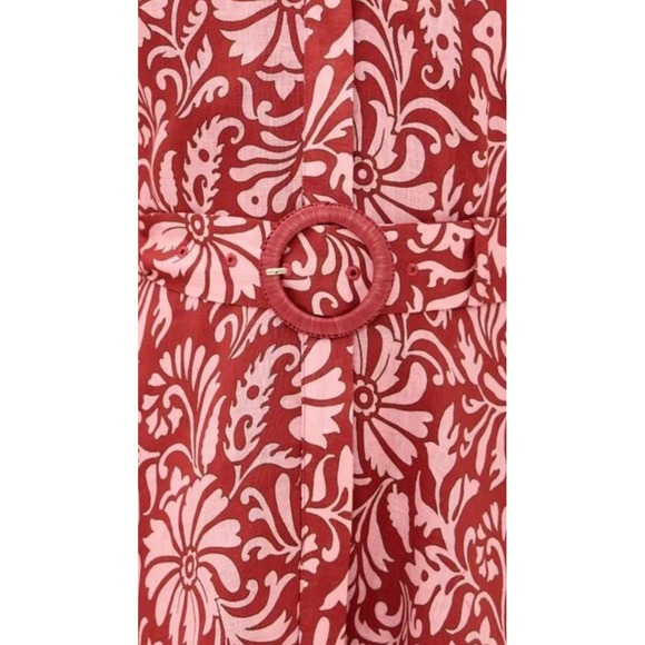 Veronica Beard Beau floral-print linen halter dress 4 - Picture 3 of 9